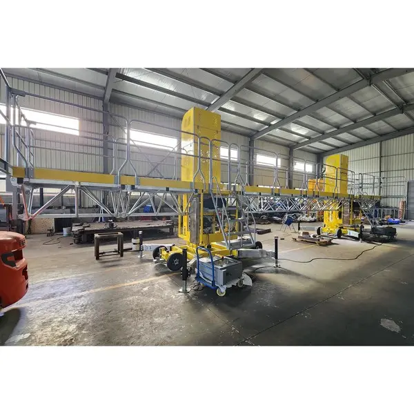 assembled mast climber