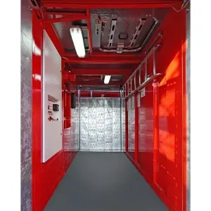 Frequency conversion integrated construction lift
